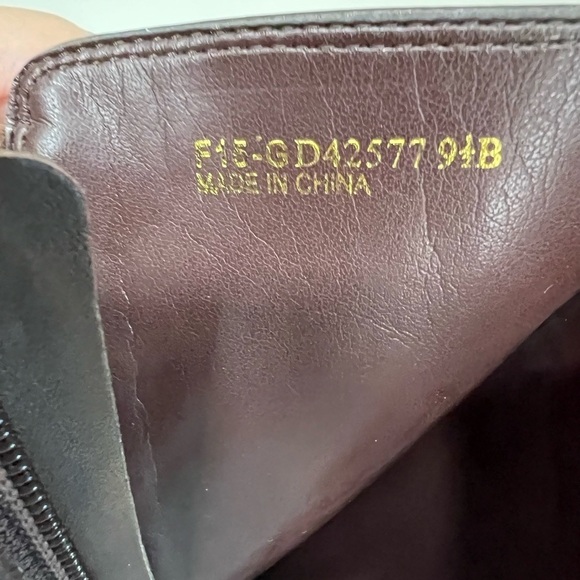 Cole Haan Brown Leather Suede Buckle Equestrian Boots Size 9.5 - Picture 5 of 10